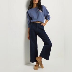 78&Sunny Roam Wide Leg Cropped Jean Blue Size 4 NWT WANTABLE